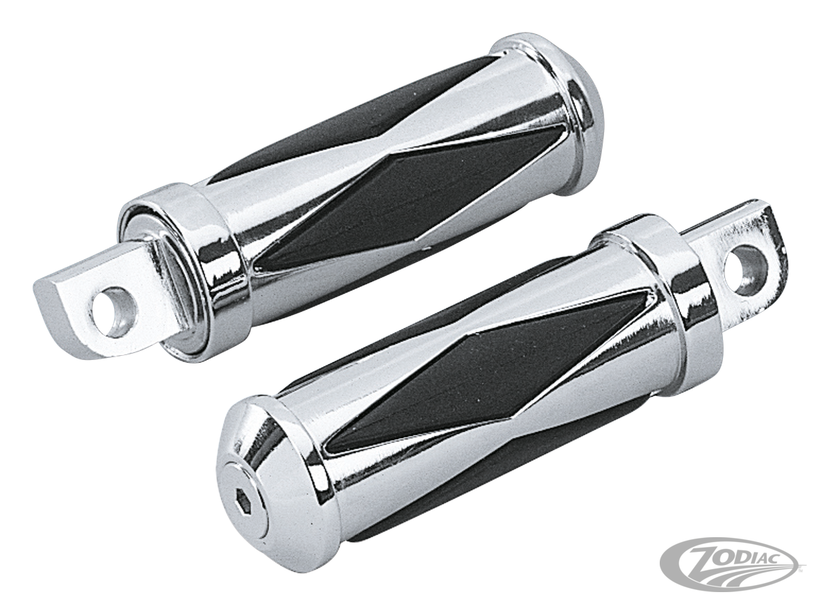 GZP Diamond foot pegs,driver male For Harley-Davidson