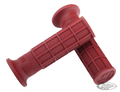 Hart Luck full waffle grips Dark Red For Harley-Davidson
