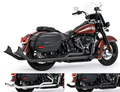 UPSW SHARKTL TR-DL ALL BK ST18-UP For Harley-Davidson