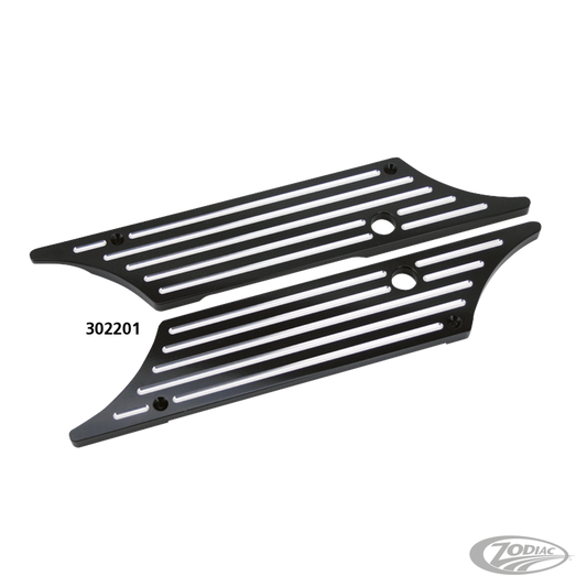 GZP Blck cut billet latch covers FLH/T93 For Harley-Davidson