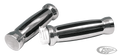 GZP Inlay Millennium grip set Chrome For Harley-Davidson