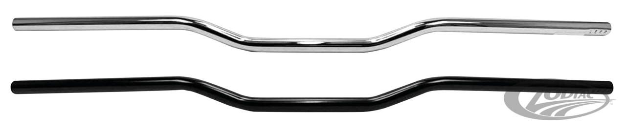 7/8"Handlebars Flat cross BLK no dimpled For Harley-Davidson