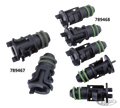 Hose retainer oil line F*ST00-17 set/2 For Harley-Davidson
