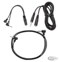 Cycle Sounds aux cable kit Power Pucks For Harley-Davidson