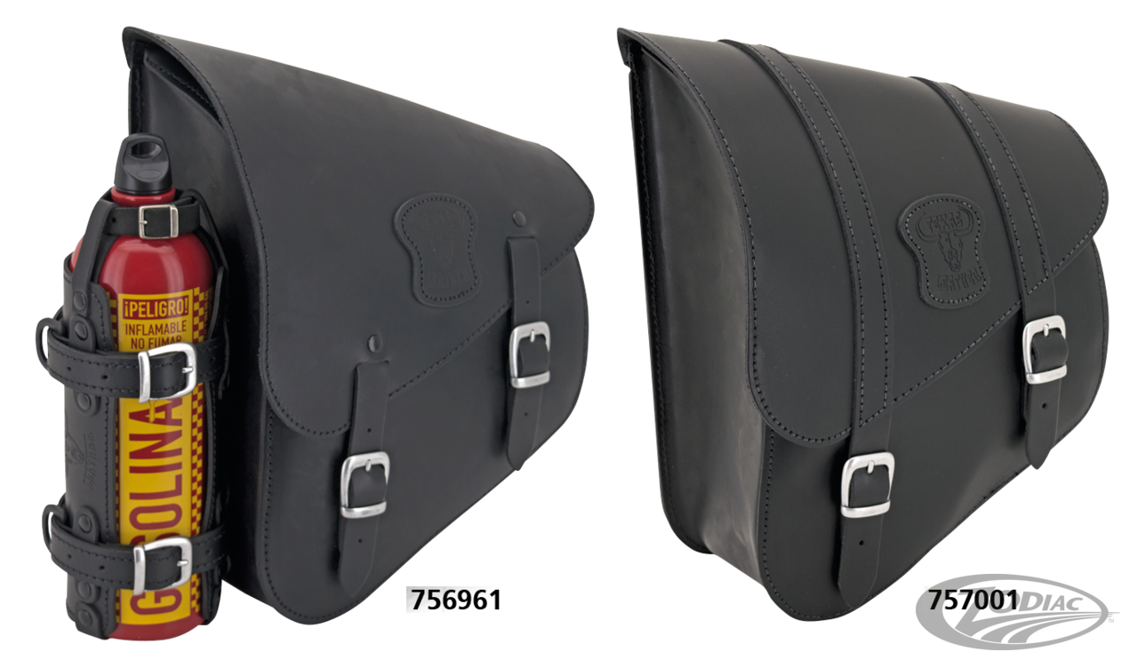 Texas Leather F*ST84-17 5.5L bag w/studs For Harley-Davidson