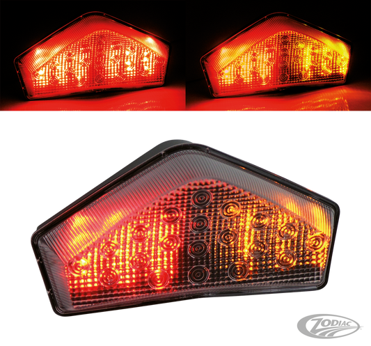 GZP Sprint LED taillight w/turnsign.clea For Harley-Davidson