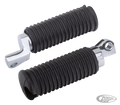 GZP Chr steel drop style rider foot pegs For Harley-Davidson