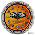 Zodiac Through the time Neon clock For Harley-Davidson