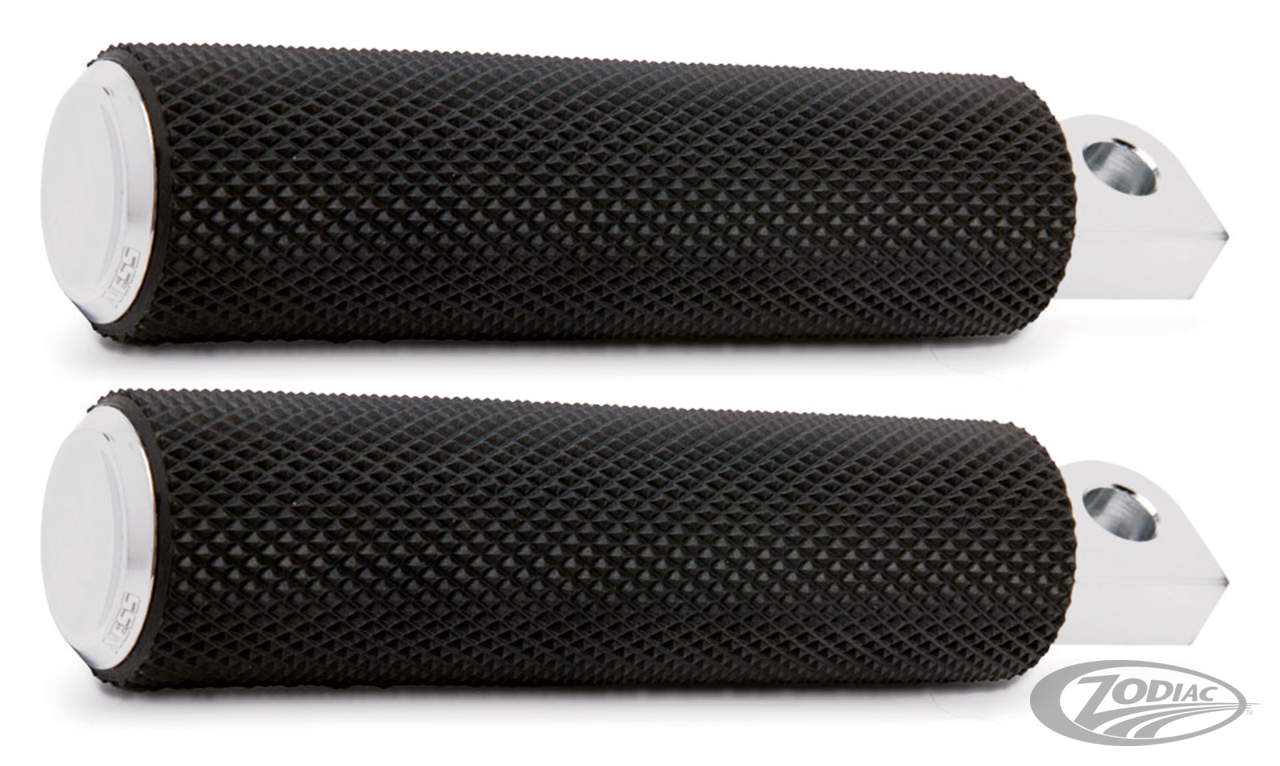 KNURLED RUBBER SHIFTER PEG, BRASS For Harley-Davidson