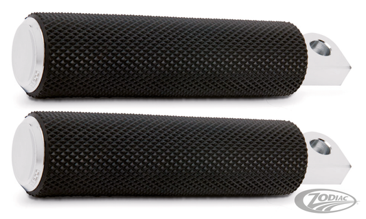 KNURLED RUBBER SHIFTER PEG, BRASS For Harley-Davidson