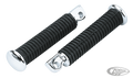 GZP Footpeg set with chrome end cap For Harley-Davidson