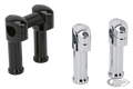 GZP Chr riser kit 1"ID 2-piece top cl For Harley-Davidson