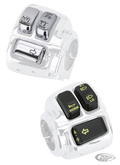 GZP Chr LED switchkit Softail Dyna 96-06 For Harley-Davidson