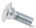 5pck Carriage bolt chrome 3/8-16x1 For Harley-Davidson