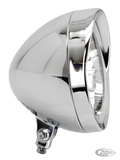 GZP Facet cut Custom headlight 7" bottom For Harley-Davidson