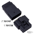 Molex 07Up 16-Position Male Black OEM721 For Harley-Davidson
