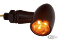 GZP Blk Paradox amber LED indicators Smk For Harley-Davidson