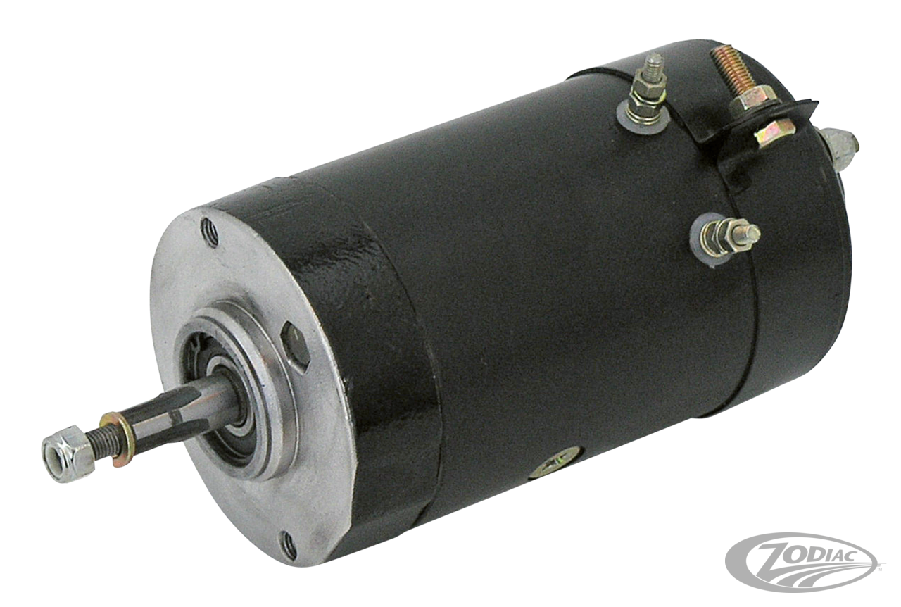 Generator 12V 65-69 100% New, Black fini For Harley-Davidson