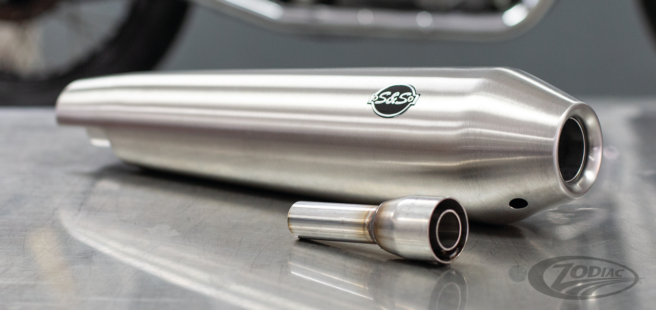 Race only Stainless Slip-ons RE650 For Harley-Davidson