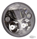 Vision X round 5.75" Black with halo For Harley-Davidson