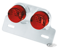 GZP Dual Custom taillight w/brkt E-ap For Harley-Davidson