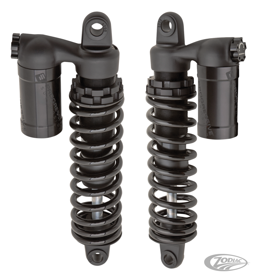 PS 970 black shocks 12.5" FXD91-17 For Harley-Davidson