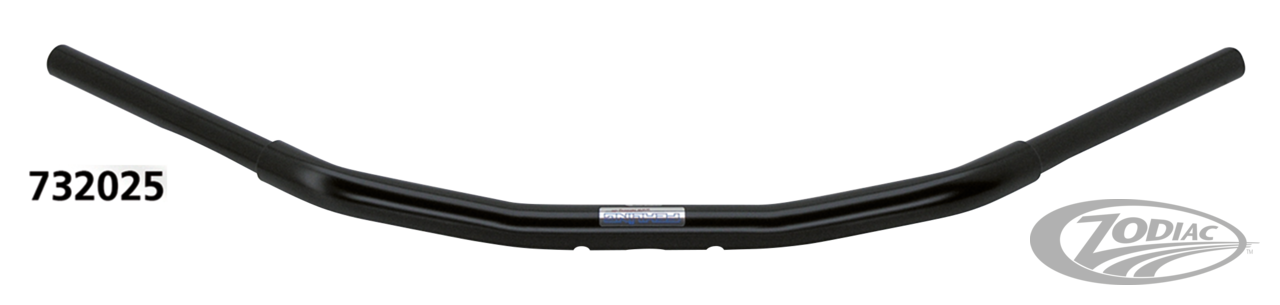 TBW Flyerbar 1-1/4" 87cm 3 hole Black For Harley-Davidson