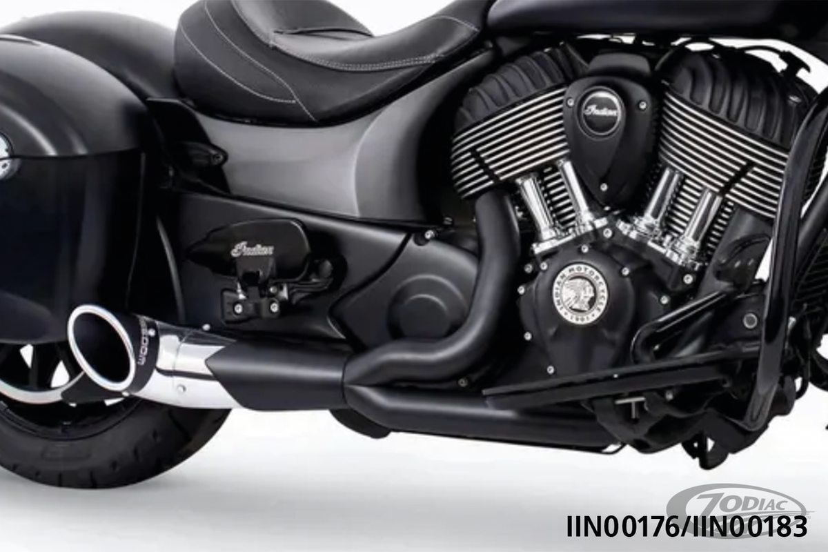 FREEDOM 2-1 TURNOUT Combo BK Chieftain For Harley-Davidson