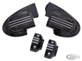 M/CLNDR CVRS BLK W/O MIRROR FLHX14-UP For Harley-Davidson