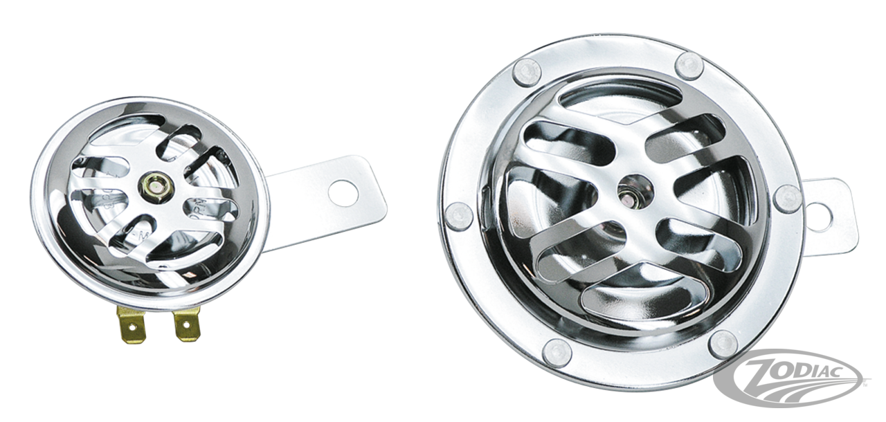 GZP Chrome 2.5" Horn X style For Harley-Davidson
