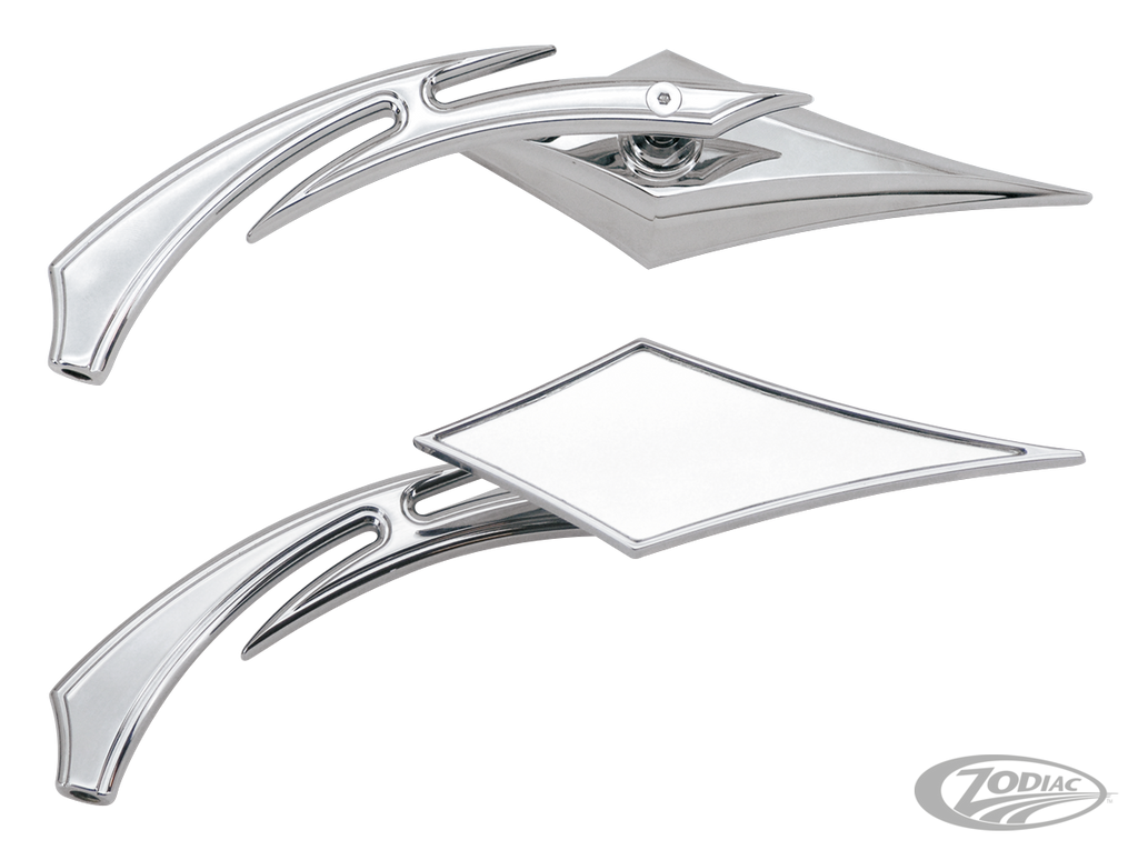 GZP Chrome Custom Scorpion mirror Rig For Harley-Davidson