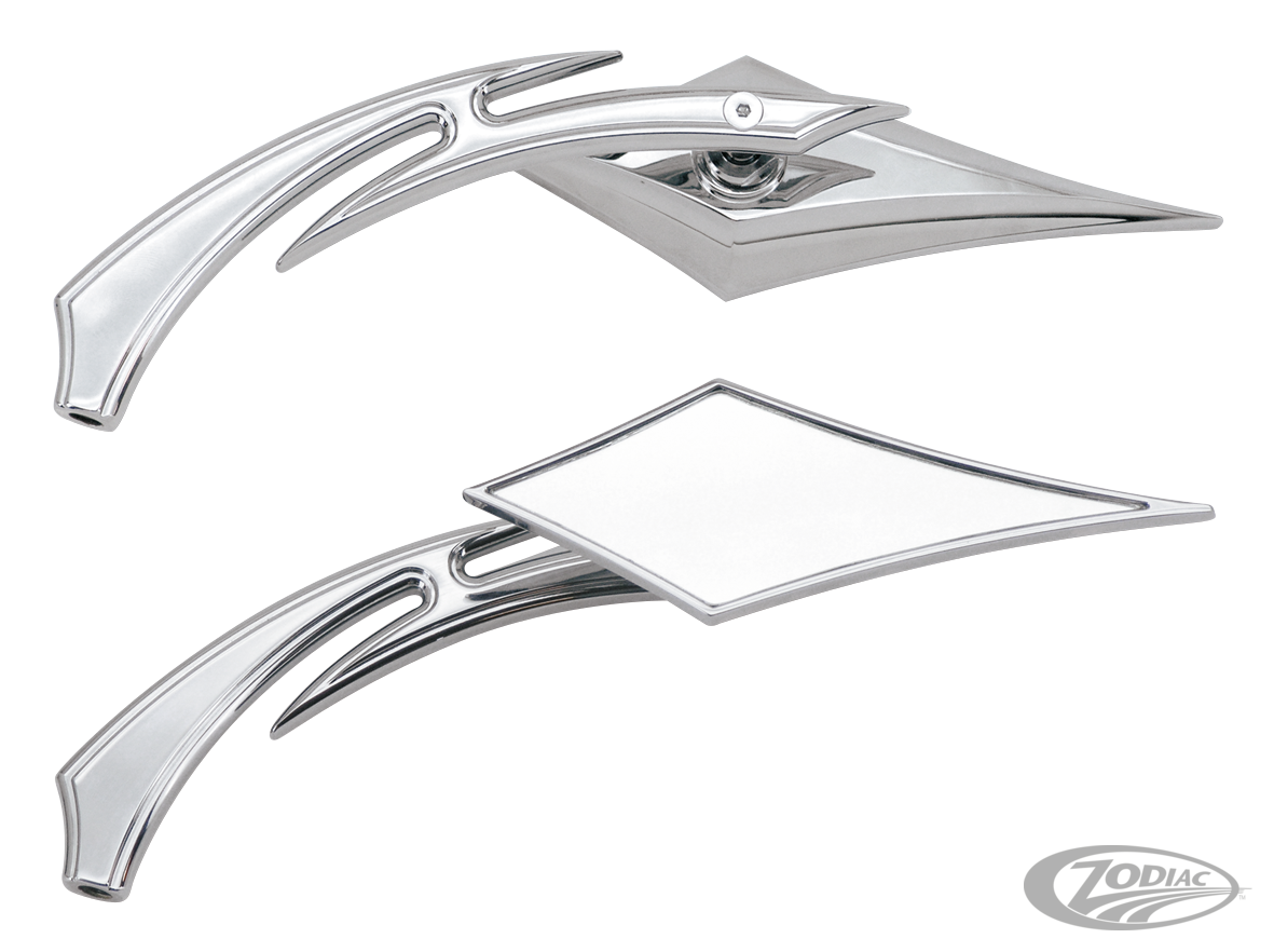 GZP Chrome Custom Scorpion mirror Rig For Harley-Davidson