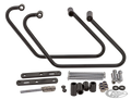 Black Saddle Bag Supports XL04-up For Harley-Davidson