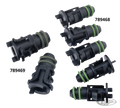 Hose retainer oil line F*ST00-17, set/5 For Harley-Davidson