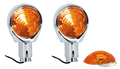 GZP OX-EYE handlebar indicator lights (p For Harley-Davidson