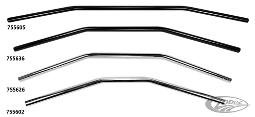 7/8" black Drag Bar 32" no dimples For Harley-Davidson