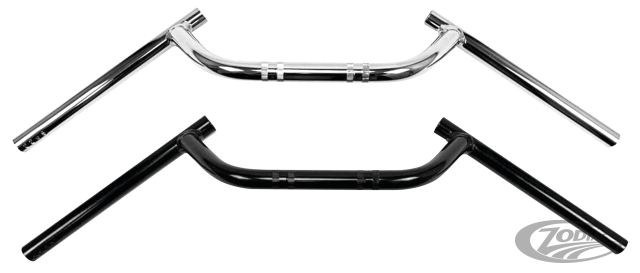7/8" Cafe Racer Clubman Ace Bar CHR For Harley-Davidson