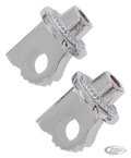 RAIL  FOOTPEGS CHR W/MOUNT female clevis For Harley-Davidson