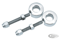 GZP Chrome Rear Axle adjuster kit F*ST86 For Harley-Davidson