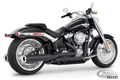 True Duals STAR BK/CH FLFB-FXBR18-UP For Harley-Davidson