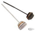 Colony dipstick BT36-40 white plated For Harley-Davidson