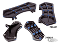 DIAMOND FR FLRBRD BLK W/ GEMS BLUE For Harley-Davidson