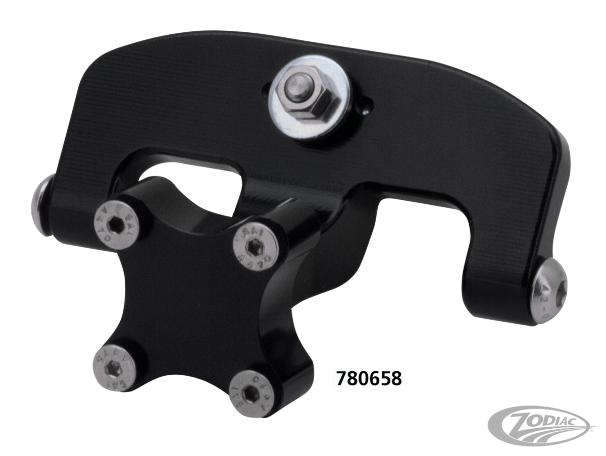 Blk center licensplate bracket FLSB18-UP For Harley-Davidson