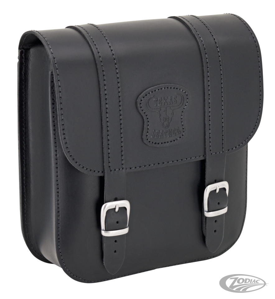 Texas Leather square Softail swingarmbag For Harley-Davidson