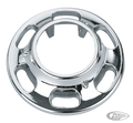 GZP Chrome slotted hub cover for FXWG/ST For Harley-Davidson