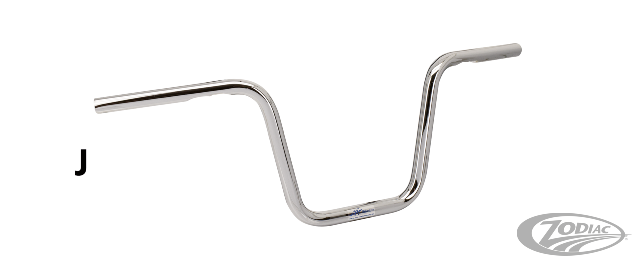 FEHLING Narrow APE 1" 25cm high Black For Harley-Davidson