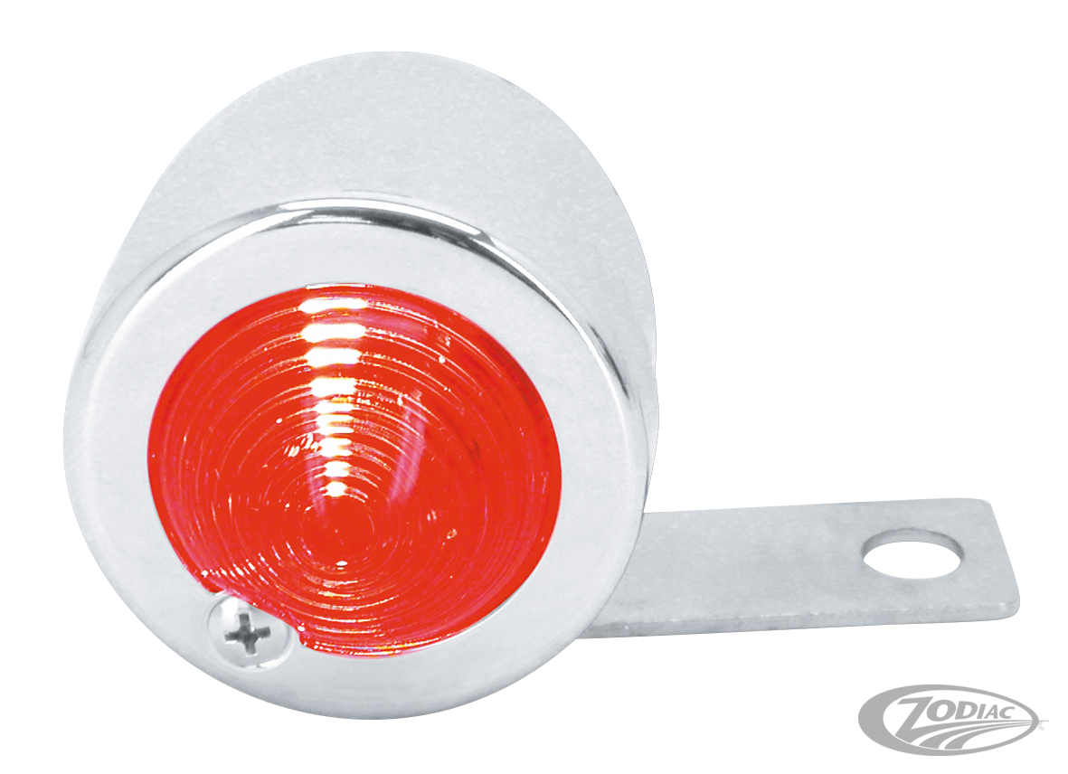 GZP Bullet light red with bracket left s For Harley-Davidson