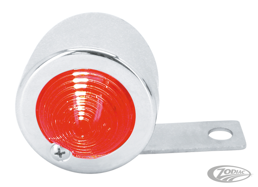 GZP Bullet light red with bracket left s For Harley-Davidson