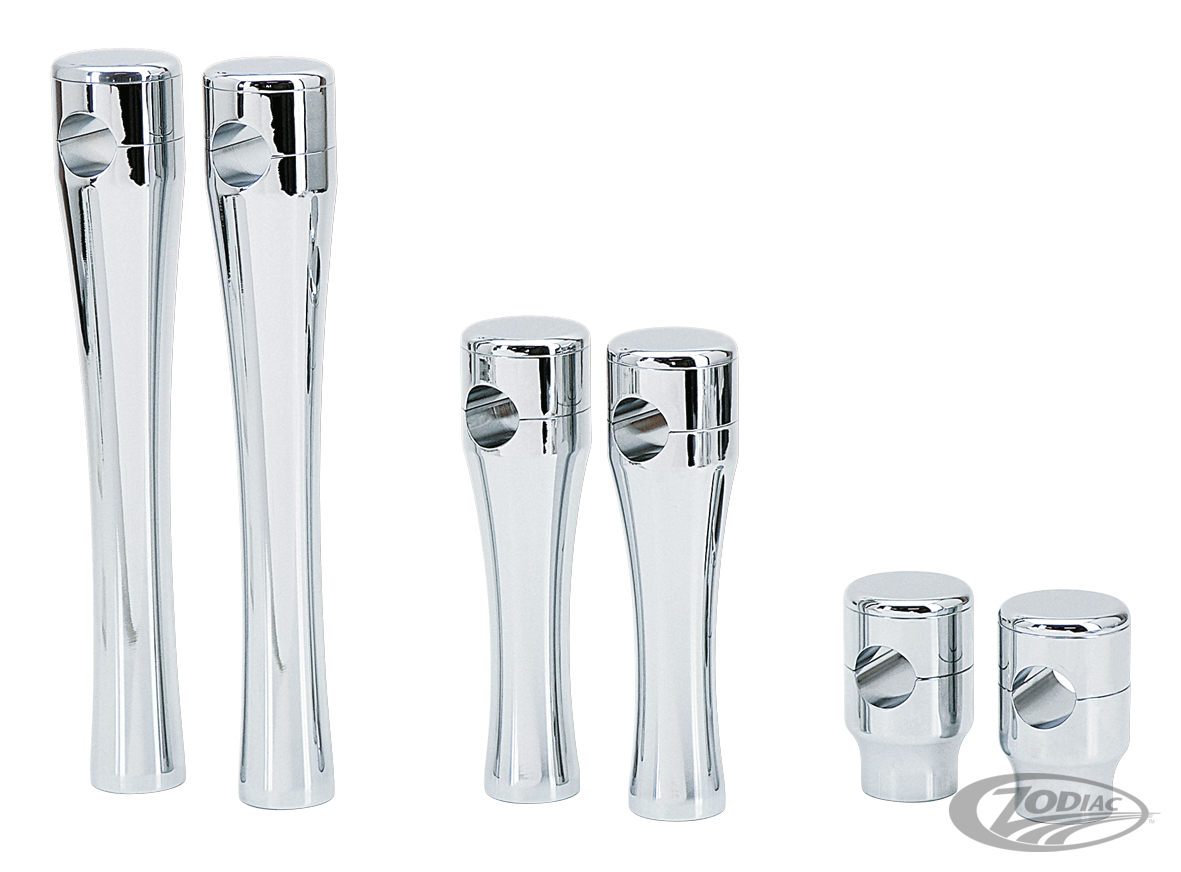 GZP Forged Aluminum risers 2" hidden scr For Harley-Davidson