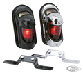 GZP Beehive taillight stamped steel chro For Harley-Davidson